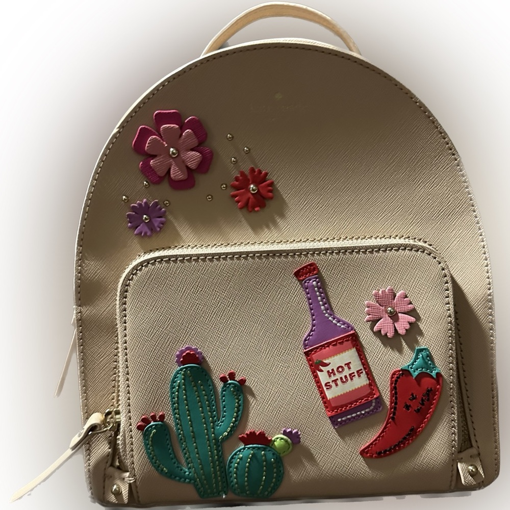 kate spade cactus tomi cashew size 23x24 backpack